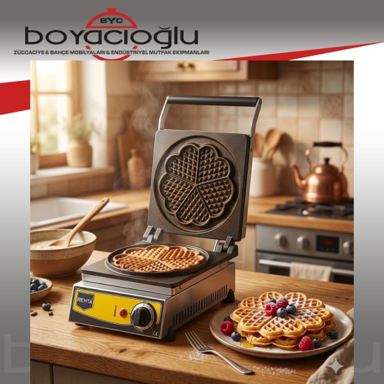 REMTA ÇİÇEK MODEL WAFFLE MAKİNASI 21 CM