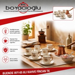 BUENOS WY-65 6LI KAHVE FİNCAN TK