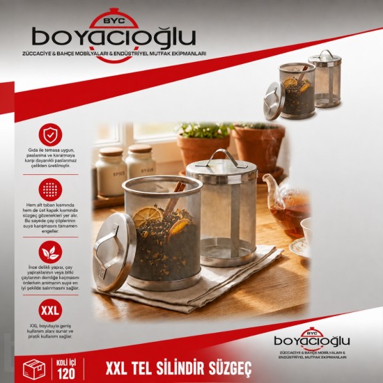 XXL TEL SİLİNDİR SÜZGEÇ