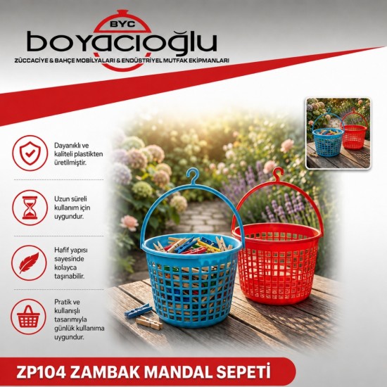 ZP104 ZAMBAK MANDAL SEPETİ