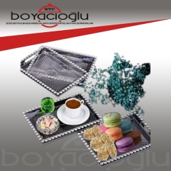 SAĞLIK SP-500 KARE BÜYÜK BONCUKLU PLS TEPSİ 30X26