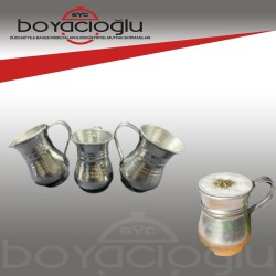 ALÜMİNYÜM BARDAK TAS KULPLU 
