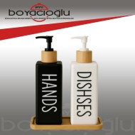 MARCO BOROSOAP 0131 2Lİ CAM SIVI SABUNLUK