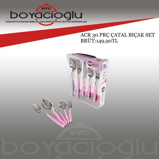 ACR 30 PRÇ ÇATAL BIÇAK SET ACR 30 PRÇ ÇATAL BIÇAK SET