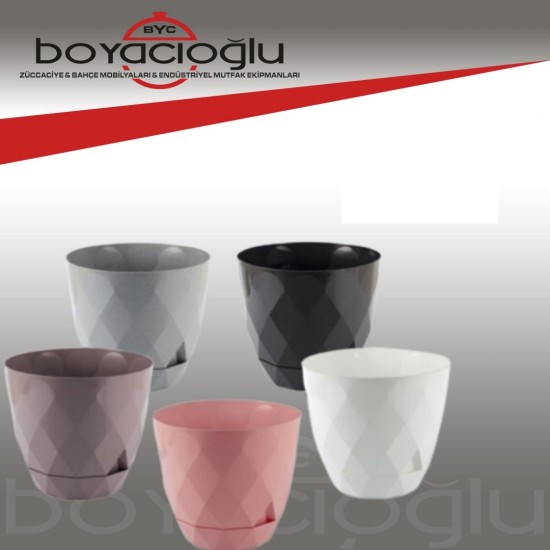 VİOLET 0198 PRİZMA SAKSI 1,5LT VİOLET 0198 PRİZMA SAKSI 1,5LT