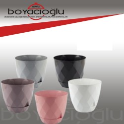 VİOLET 0202 PRİZMA SAKSI 5NO 10LT