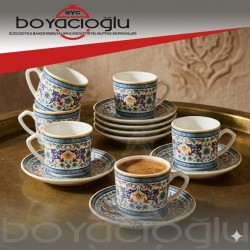 KARACA BEYLERBEYİ 6LI KAHVE FİNCAN TK.