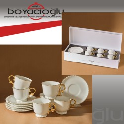 KARACA ELEGANT 6LI KAHVE FİNCAN TK