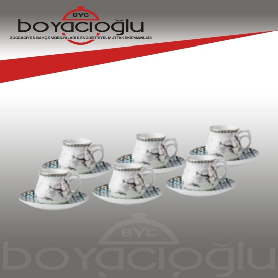 KARACA NEPAL 6LI KAHVE FİNCAN TK