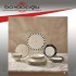 KARACA ELEGANCE BONE 50.YIL KORE 24 PRÇ YEMEK TAKIMI