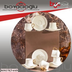 KARACA HELİOS 6LI KAHVE FİNCAN TK