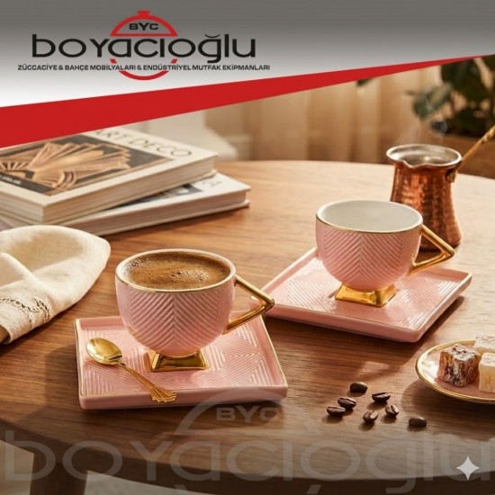 KARACA ART DECO 2Lİ KAHVE FİNCAN TK.