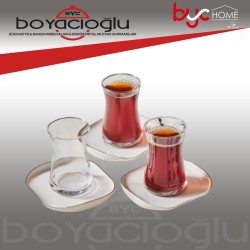 KARACA STREAMLINE PLATO 6LI ÇAY SETİ
