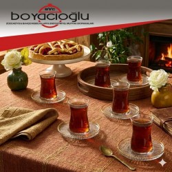 KARACA NİLÜFER 6LI ÇAY SETİ