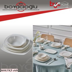 KARACA SQUARE BONE SALUS YEMEK TAKIMI 53PRÇ 
