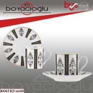 KARACA SULTAN 6LI KAHVE FİNCAN TK