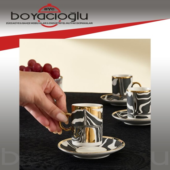 KARACA TALES 6LI KAHVE FİNCAN TK.