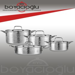 KARACA POWERSTEEL ENZO 8 PAR.TENCERE SET