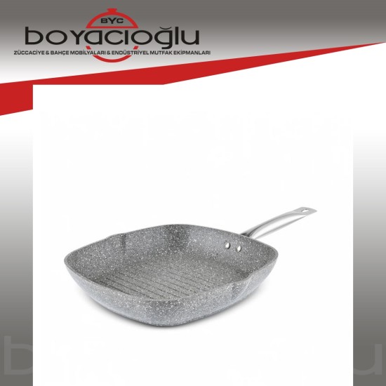 KARACA BİOGRANİT SHEN GRILL TAVA, 28CM KARE