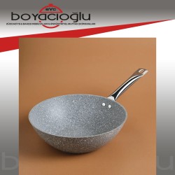 KARACA BİOGRANİT SHEN WOK TAVA, 28CM