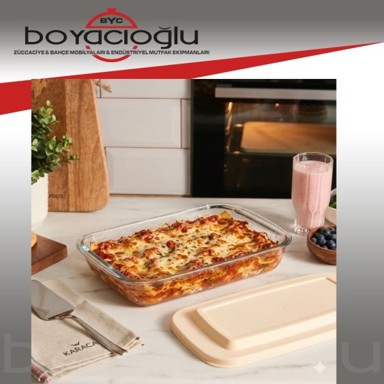 KARACA BECKY CAM SAKLAMA FIRIN KABI 3000ML