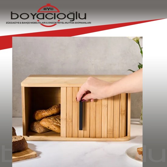KARACA PAMİR BAMBU EKMEK KUTUSU