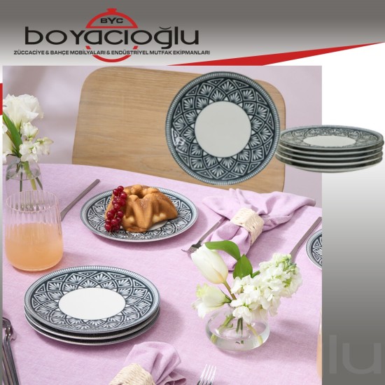 KARACA LENNY 6PRÇ PORS PASTA SETİ KARACA LENNY 6PRÇ PORS PASTA SETİ