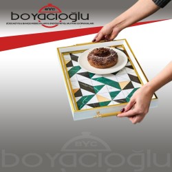 KARACA NIVA DİKDÖRTGEN TEPSİ,