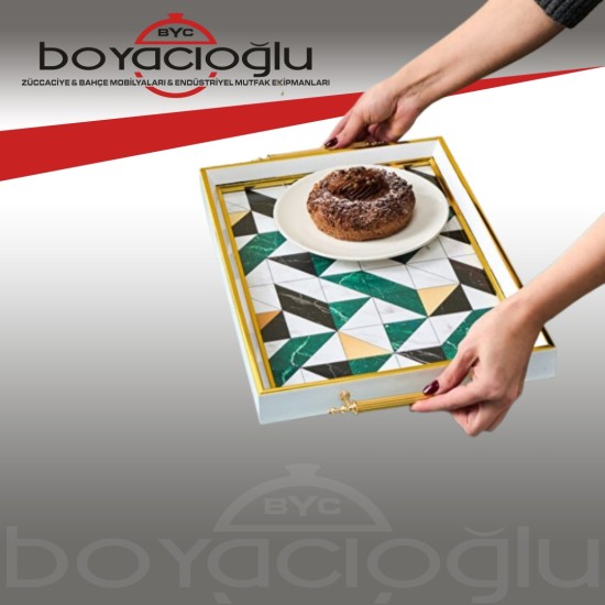 KARACA NIVA DİKDÖRTGEN TEPSİ,