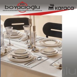 KARACA STREAM BONE KORE PLUS 24PRÇ YEMEK TK