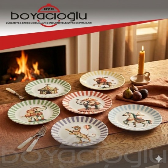 KARACA CARUSEL 6LI PASTA TABAK