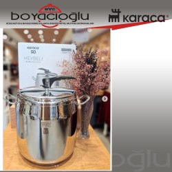 KARACA HEYBELİ DÜDÜKLÜ TENCERE 20LT