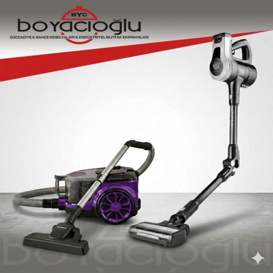 HOMEND DUSTROYER 125 SÜPÜRGE ALANA KARACA DİKEY SÜPÜRGE HEDİYE