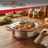 KARACA POWERSTEEL ÇELİK TENCERE BASIK 28CM