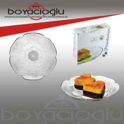 10226 PAŞABAHÇE GELİNCİK PASTA CAM TABAK