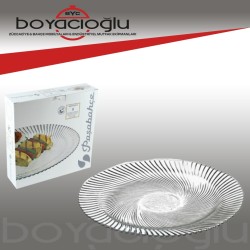 10266 PAŞABAHÇE MARMARA PASTA CAM TABAK @:200MM (KL24)
