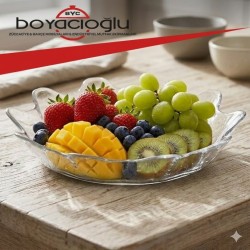 10442 PAŞABAHÇE SPLASH CAM TABAK MEYVELİK