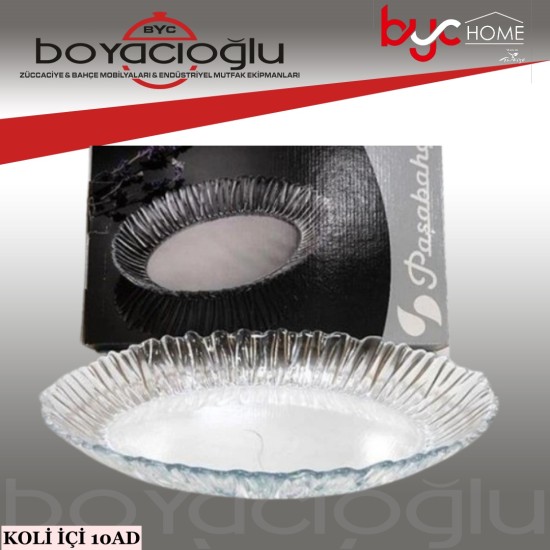 10546 PAŞABAHÇE AURORA CAM KAYIK TABAK 33CM 10546 PAŞABAHÇE AURORA CAM KAYIK TABAK 33CM