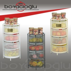 YILDIRAY 1057 4KATLI YANA AÇILIR SEBZELİK