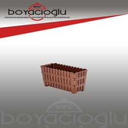 1060 VİOLET BAMBU 50CM BALKON SAKSI 