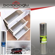 METALİZE ÇOK AMAÇLI RAF ÖRTÜ 45CMX4MT JUMBO-SELEX