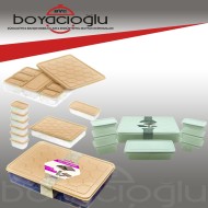 BURSEV 111604 KAHVALTILIK VE SAKLAMA SETİ 8 PRÇ