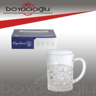 ELGAWHARA ELEGANCE 6LI KULPLU BARDAK KUPA