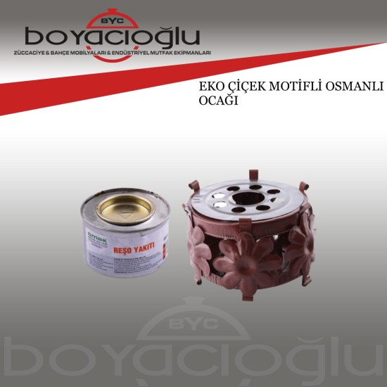 EKO ÇİÇEK MOTİFLİ OSMANLI OCAK