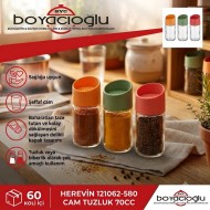 HEREVİN 121062-580  CAM TUZLUK 70CC