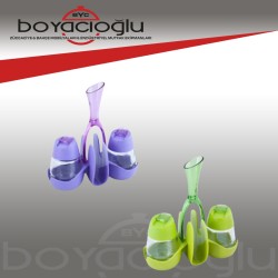RENGA 122100 ÇİZGİLİ TUZLUK SET