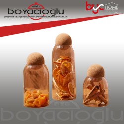 PEROTTİ ROMELU 3LÜ CAM KAVANOZ SETİ