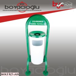 DIŞ MEKAN ŞAPKALI ÇÖP KOVASI