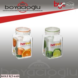HEREVİN 143016-000 KARE KAVANOZ 2LT
