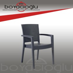 NOVUSSI PARİS RATTAN KOLTUK ANTRASİT
